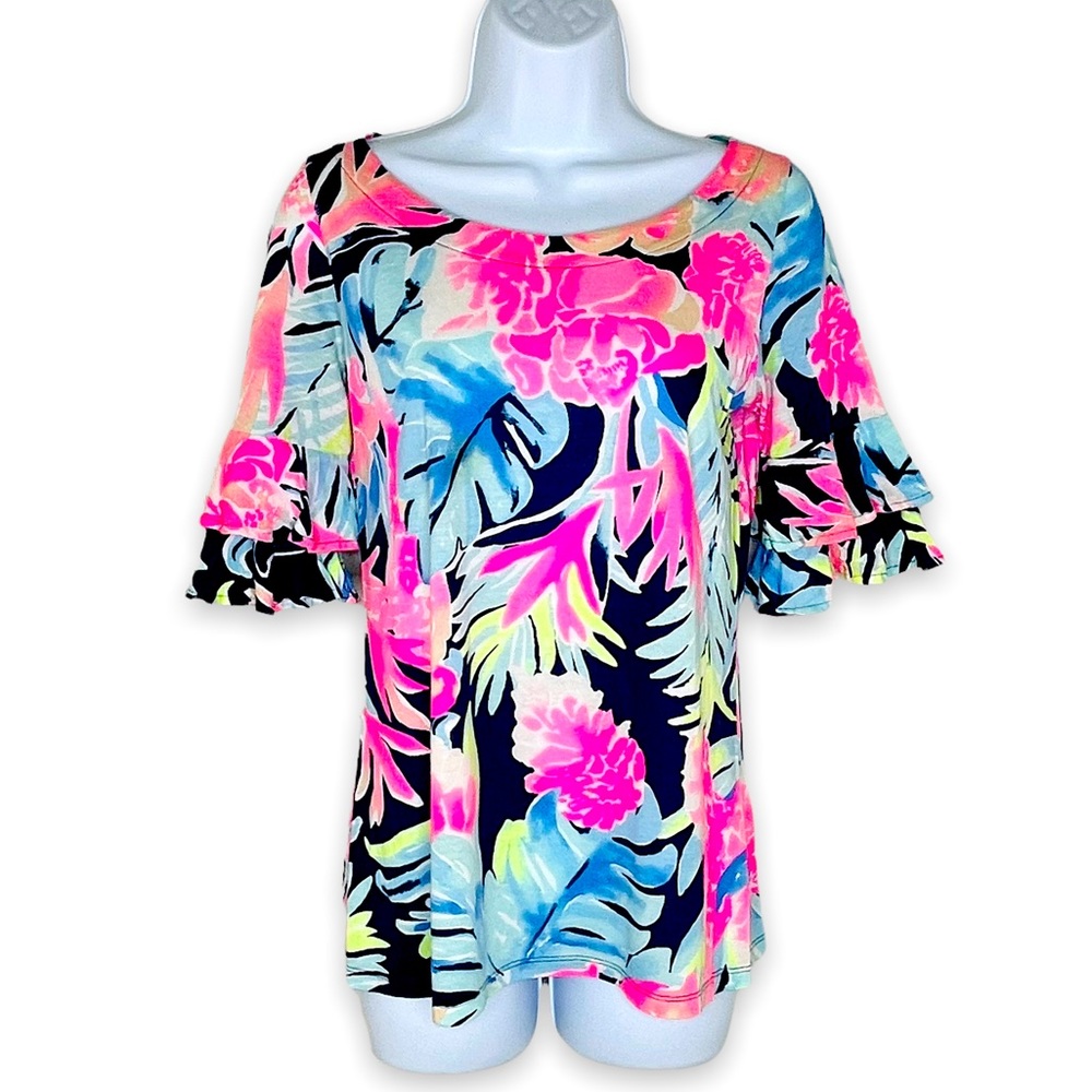 Lilly Pulitzer Tropicolada Lulu Top Size XS